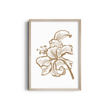 Hibiscus Dancing Wall Art