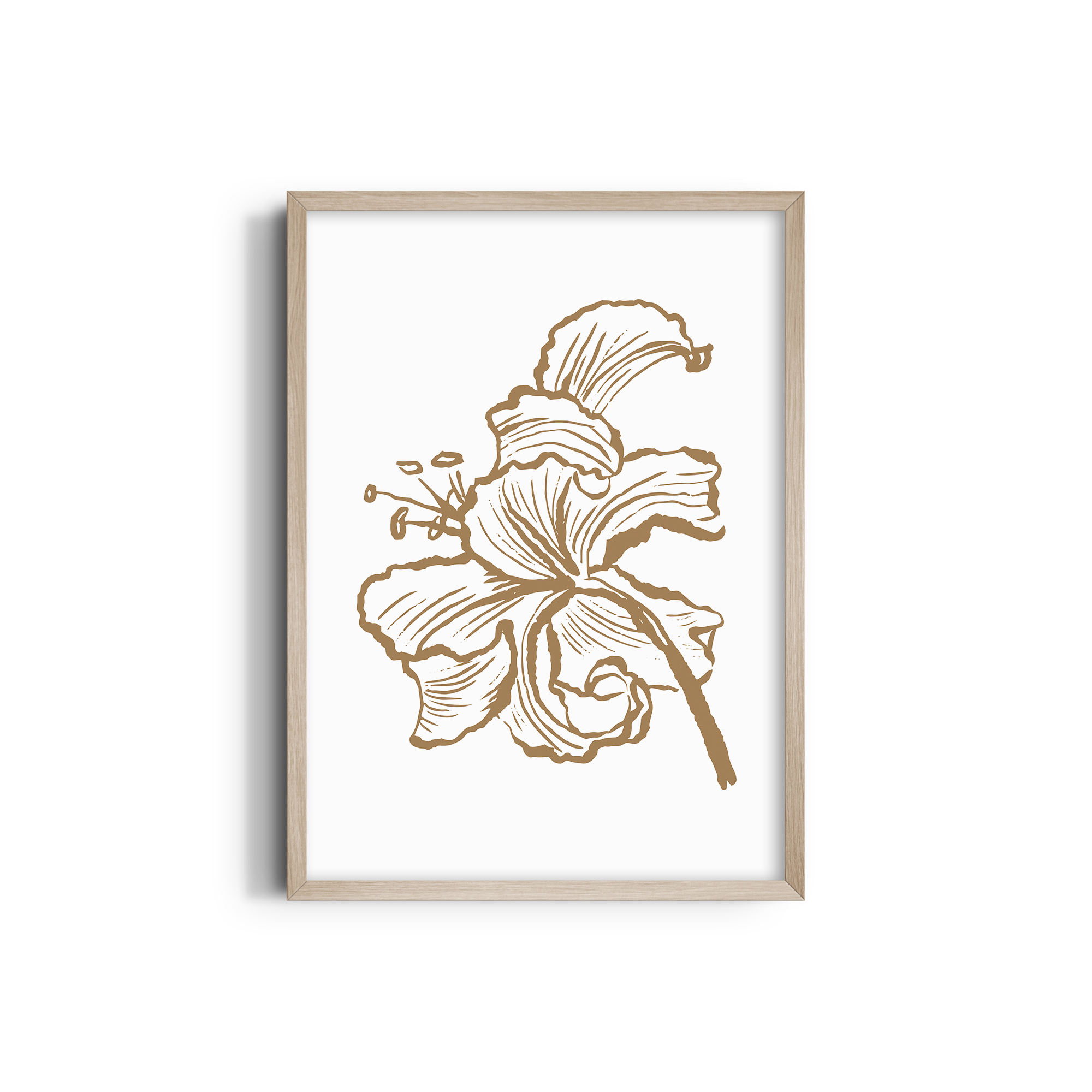 Hibiscus Dancing Wall Art