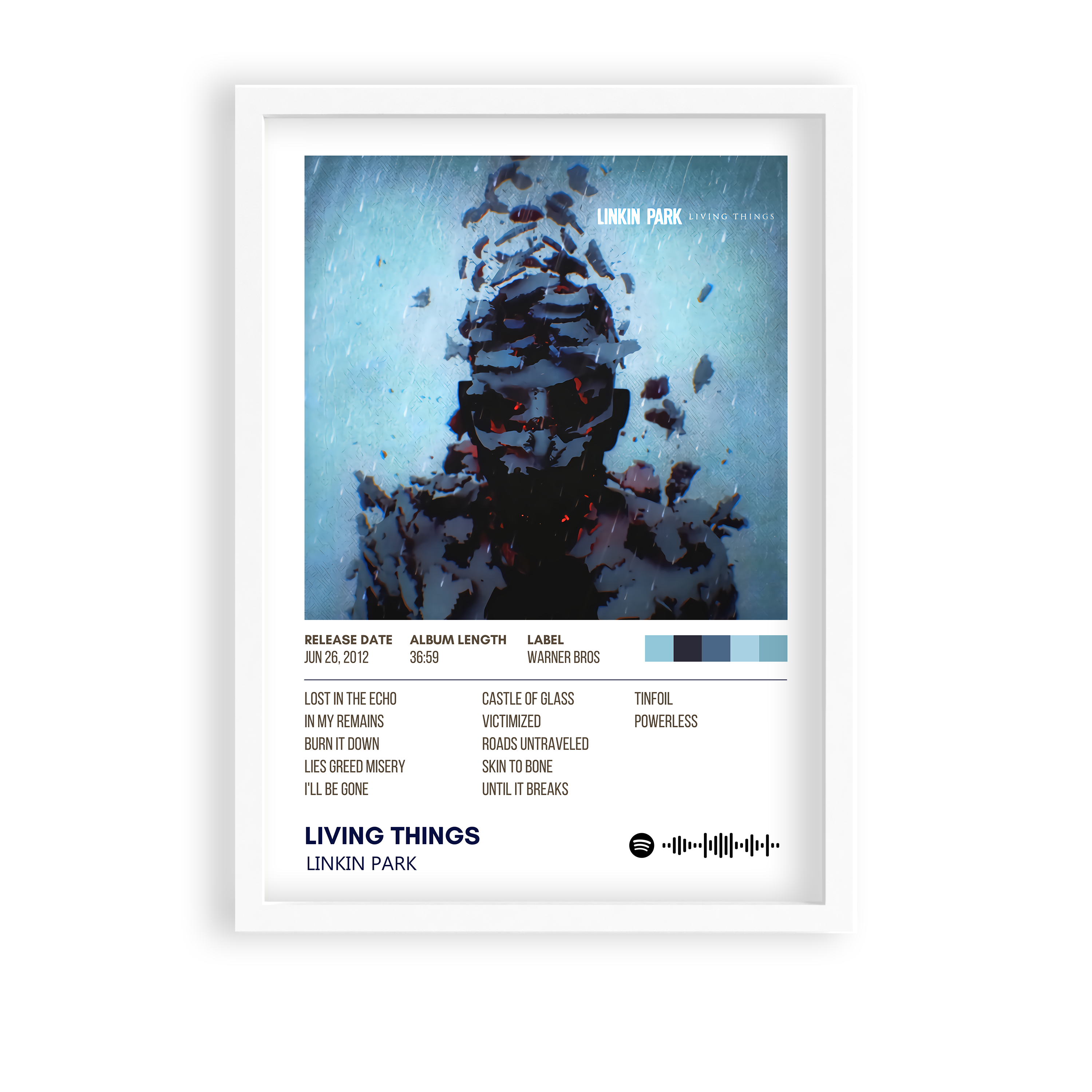 Living Things by Linkin Park Album Poster