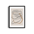 Subtle Dance of Lines Simplicity Wall Art
