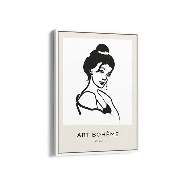 Beautiful Lady Boho Modern Wall Art