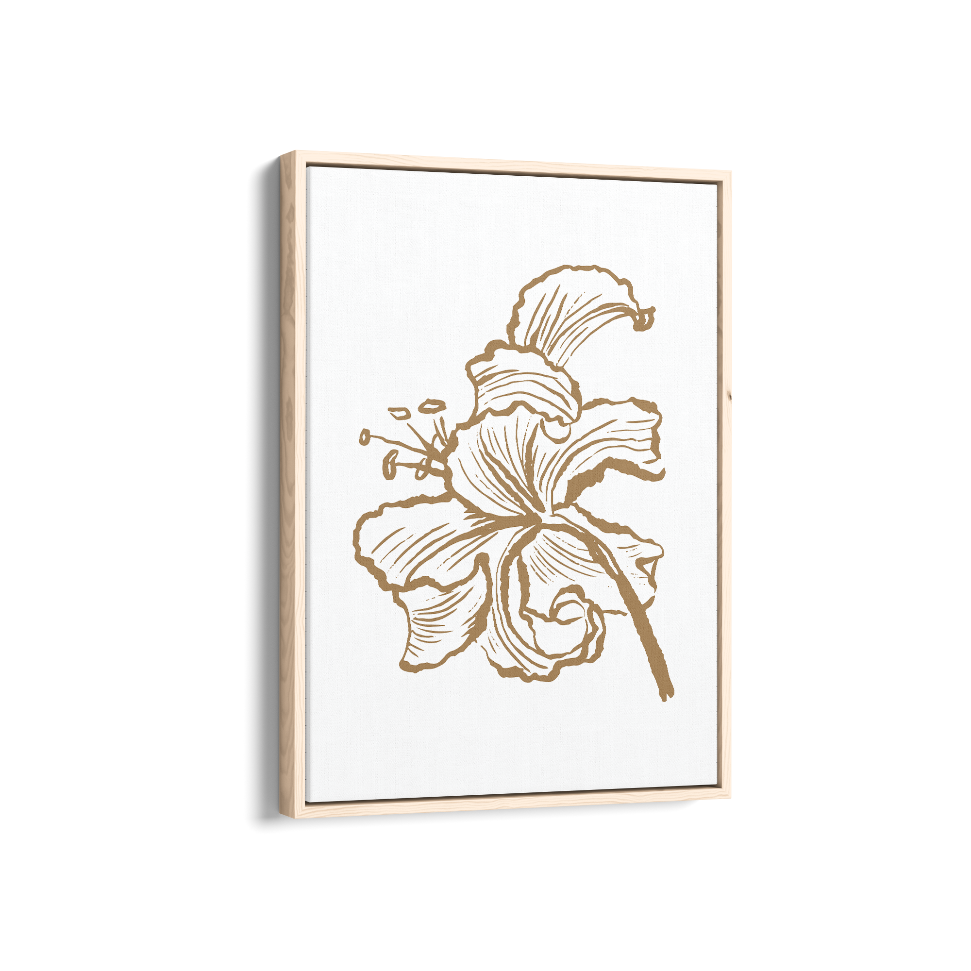 Hibiscus Dancing Wall Art