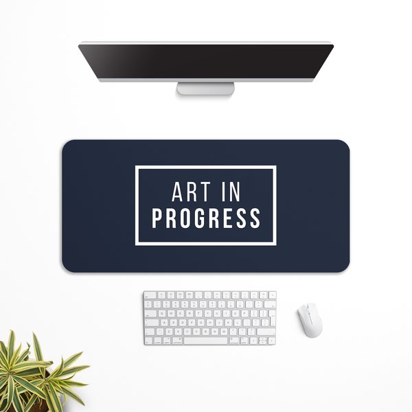 Art in progress Desk Mat | Desk Pad | Mouse Pad