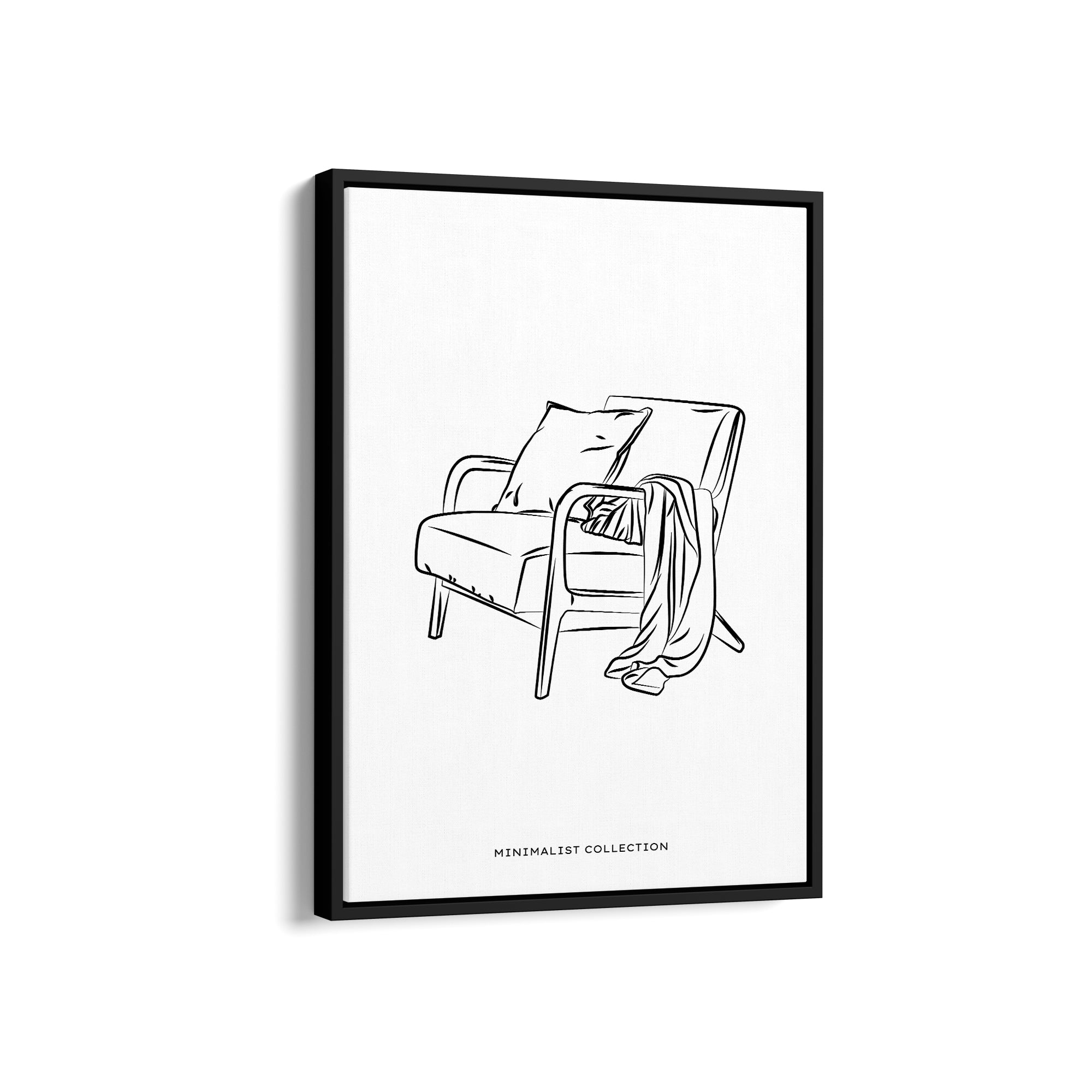 My Happy Place Modern Line Wall Art
