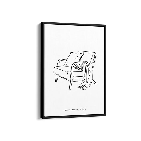 My Happy Place Modern Line Wall Art