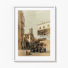 Bazaar of the coppersmiths Cairo illustration by David Roberts (1796–1864) Landscape Art