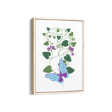 Leaves in Light Botanical Modern Wall Art