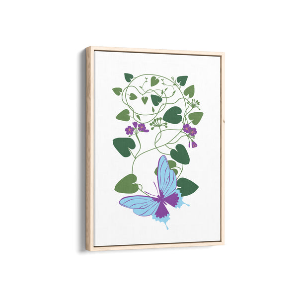 Leaves in Light Botanical Modern Wall Art