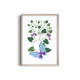 Leaves in Light Botanical Modern Wall Art
