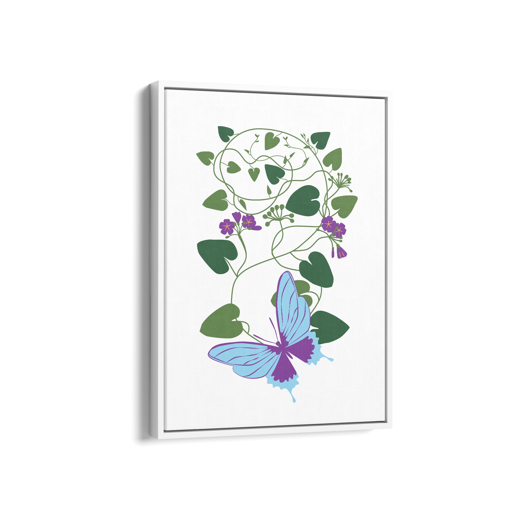 Leaves in Light Botanical Modern Wall Art