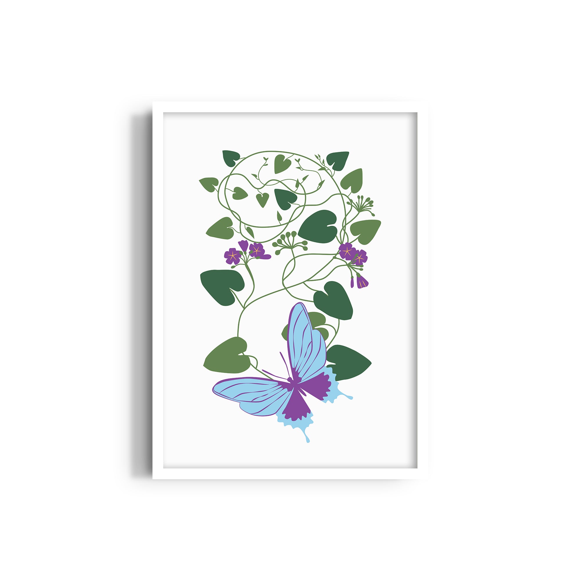Leaves in Light Botanical Modern Wall Art