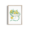 Eat Green be Healthy Cravings Wall Art