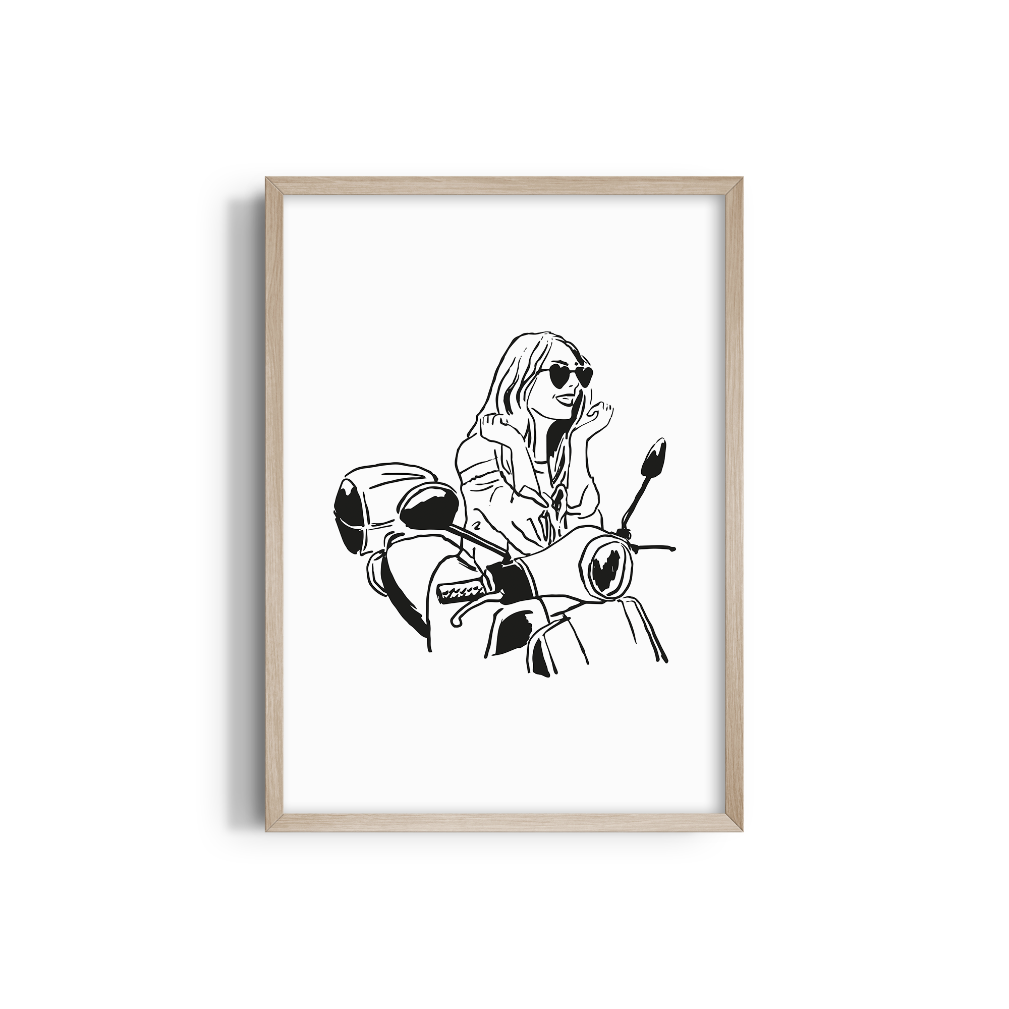 Happiness on Wheels Travel Wall Art