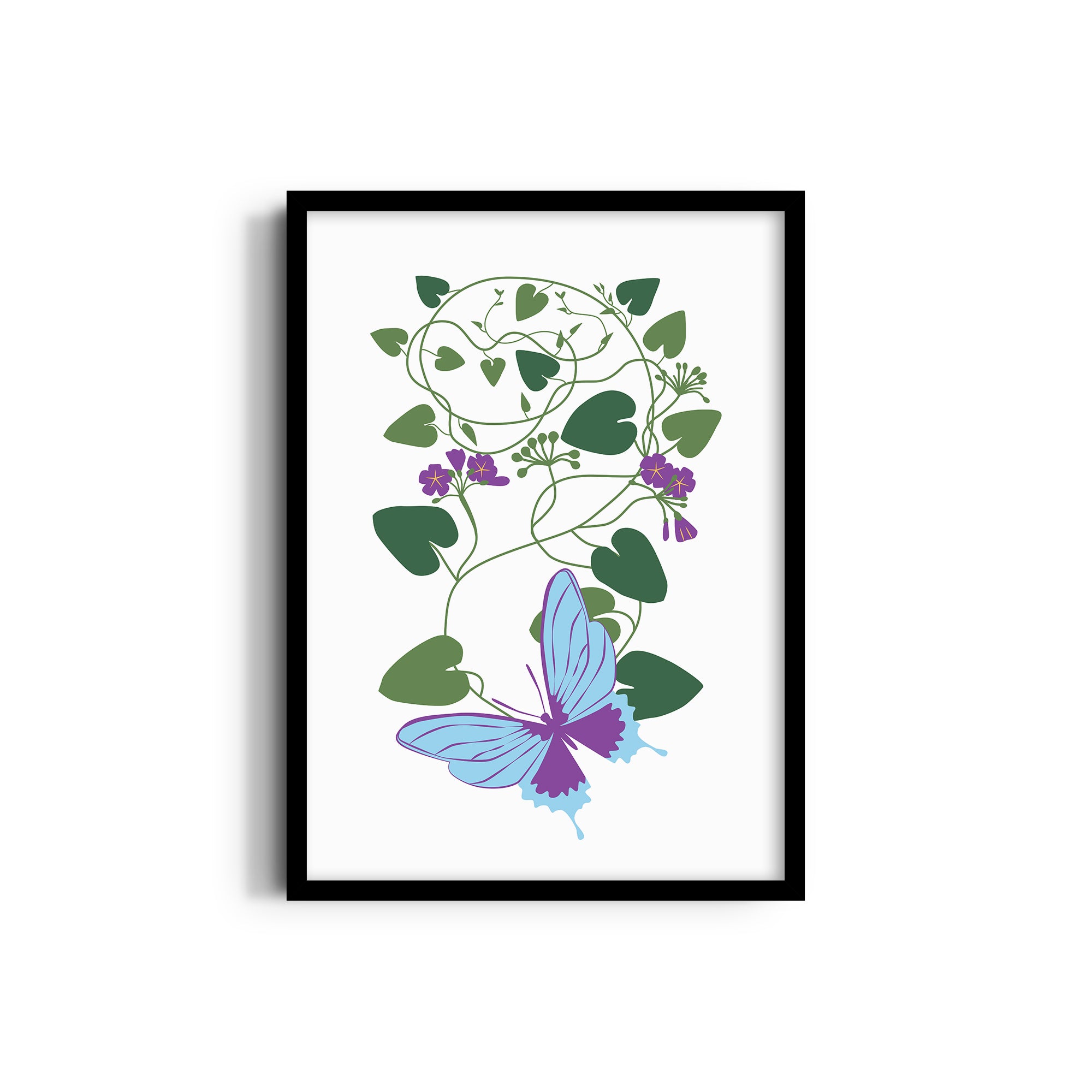 Leaves in Light Botanical Modern Wall Art
