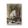 Bazaar of the silk mercers, Cairo illustration by David Roberts (1796–1864) Landscape Art