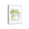 Eat Green be Healthy Cravings Wall Art