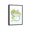 Eat Green be Healthy Cravings Wall Art