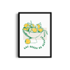 Eat Green be Healthy Cravings Wall Art