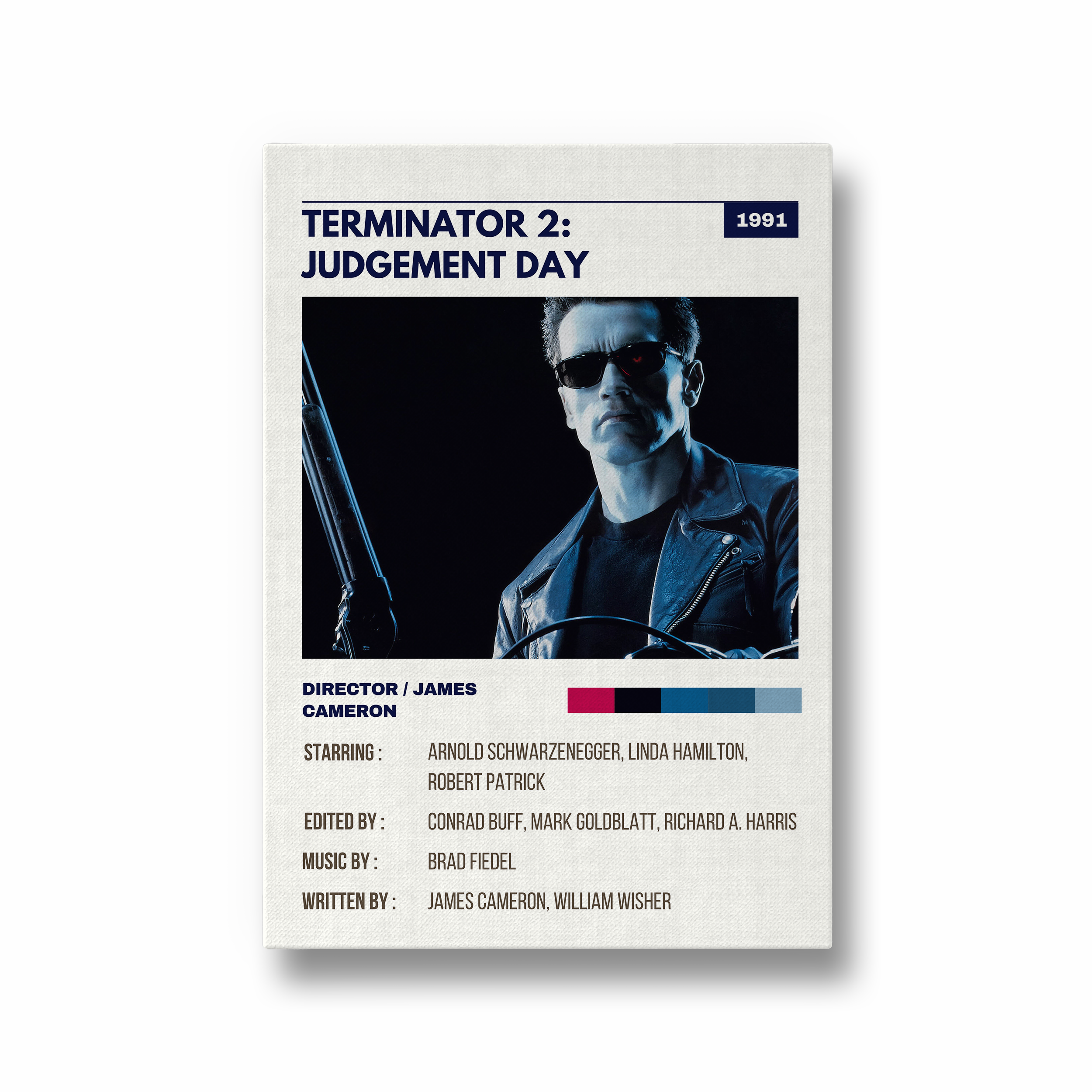 Terminator 2 - Judgement Day Retro Wall Art