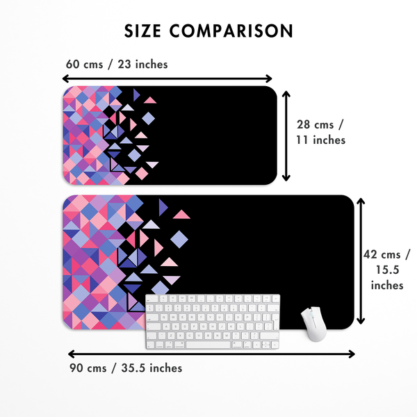 Abstract Tiles Desk Mat | Desk Pad | Mouse Pad