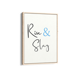 Rise & Slay Quote Wall Art