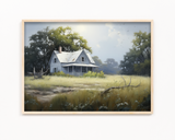 Serene Forest Cabin Wall Art