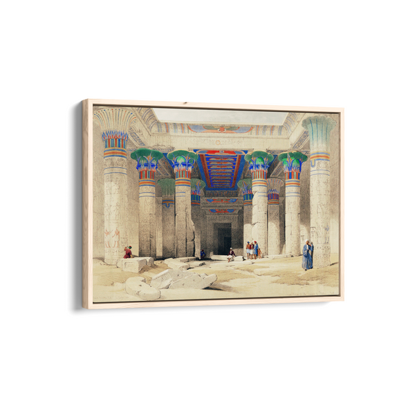 Grand Portico of the Temple of Philae Nubia illustration by David Roberts (1796–1864) Landscape Art