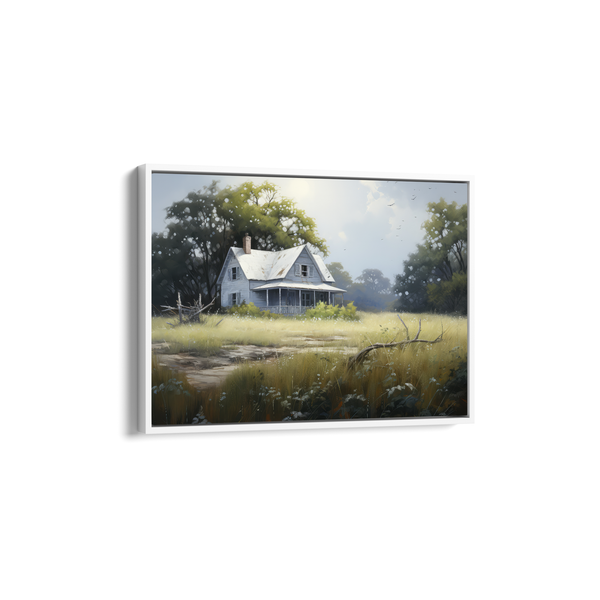 Serene Forest Cabin Wall Art