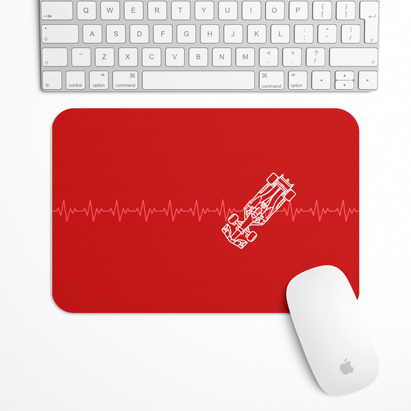 Formula 1 heart beat Gaming Mouse Pad