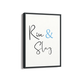 Rise & Slay Quote Wall Art
