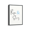 Rise & Slay Quote Wall Art