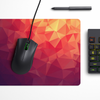 Red - Yellow Abstract Pattern Desk Mat | Desk Pad | Mouse Pad
