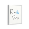 Rise & Slay Quote Wall Art