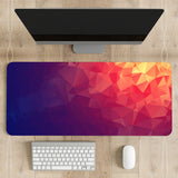 Red - Yellow Abstract Pattern Desk Mat | Desk Pad | Mouse Pad
