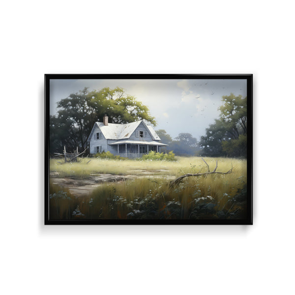 Serene Forest Cabin Wall Art