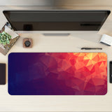 Red - Yellow Abstract Pattern Desk Mat | Desk Pad | Mouse Pad