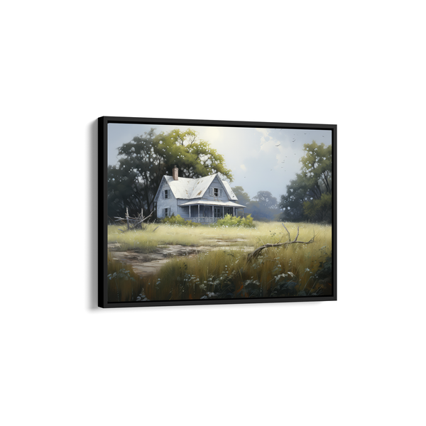 Serene Forest Cabin Wall Art