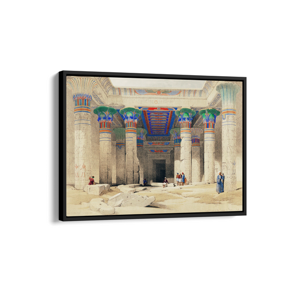 Grand Portico of the Temple of Philae Nubia illustration by David Roberts (1796–1864) Landscape Art