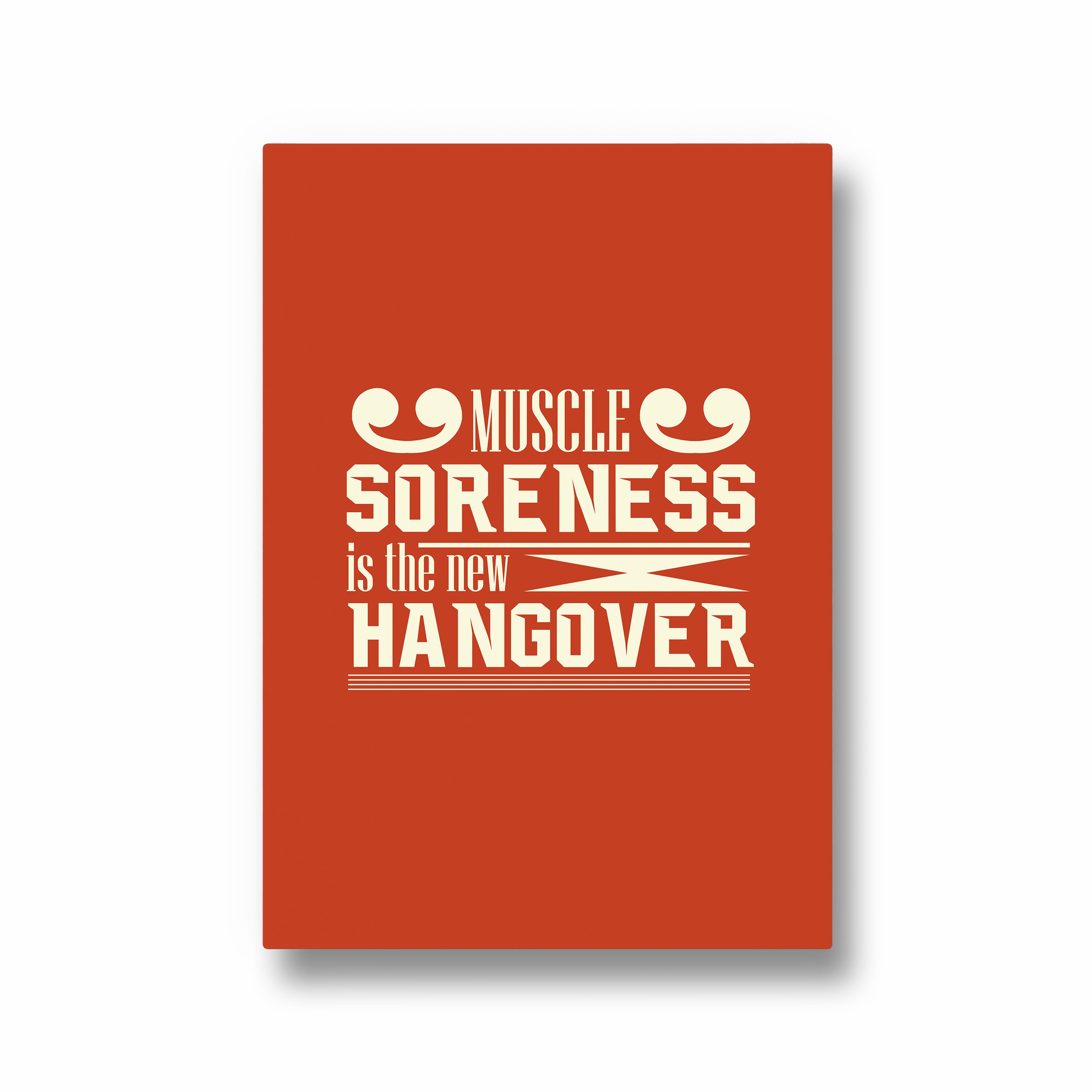 Muscle soreness is the new hangover Gym Poster