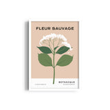 Fleur Sauvage Botanical Modern Wall Art