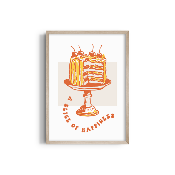 A Slice of Happiness Cravings Wall Art