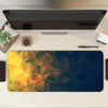 Yellow Abstract Pattern Desk Mat | Desk Pad | Mouse Pad