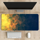 Yellow Abstract Pattern Desk Mat | Desk Pad | Mouse Pad