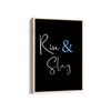 Rise & Slay Quote Wall Art