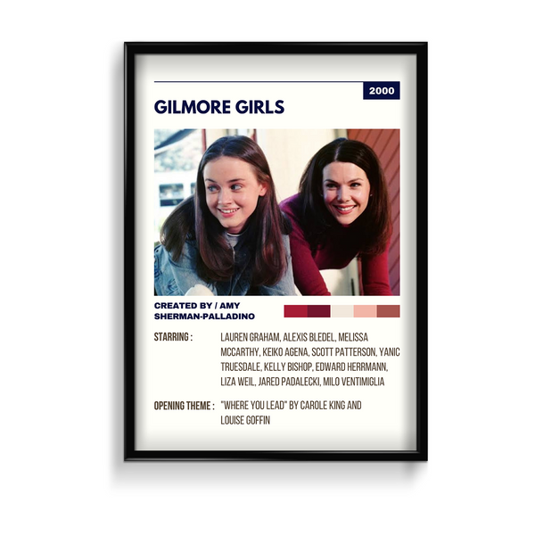 Gilmore Girls Retro Wall Art