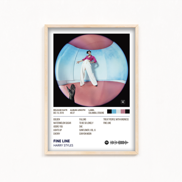 Fine Line by Harry Styles Album Poster