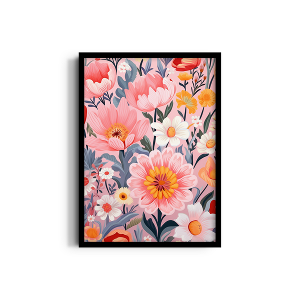 Petal Symphony Botanical Wall Art