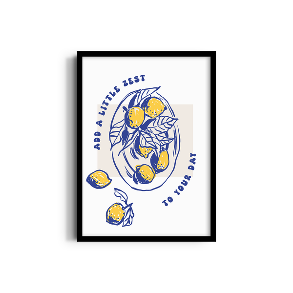 Add a Little Zest Cravings Wall Art