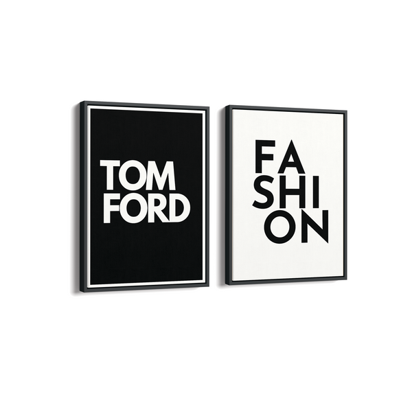 Tom Ford & Fashion Set of 2 Art
