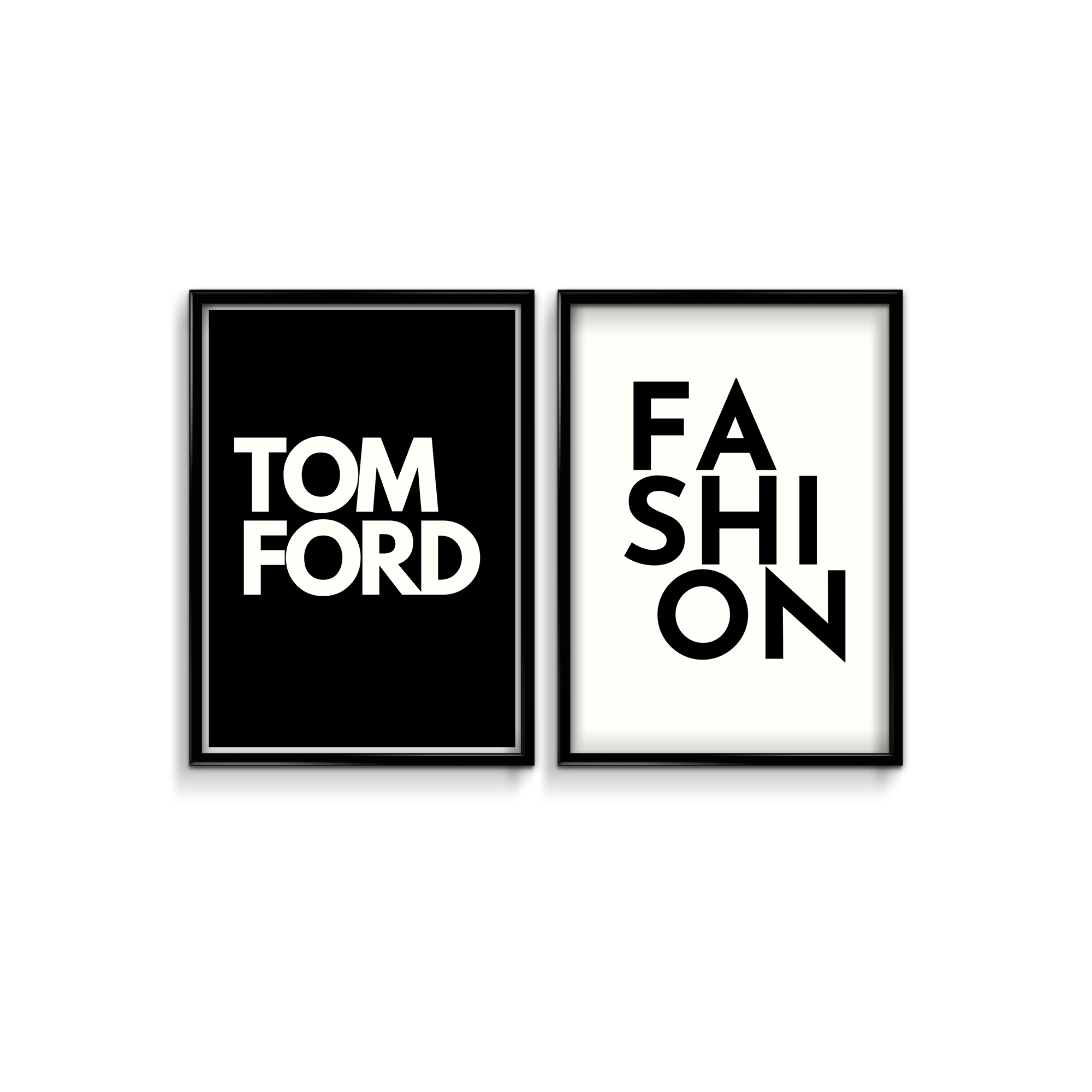 Tom Ford & Fashion Set of 2 Art